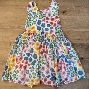 Mini Boden Cross-Back Dress - Multi Leopard